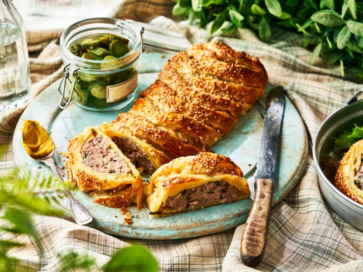 Picnic-Perfect Sausage Plait