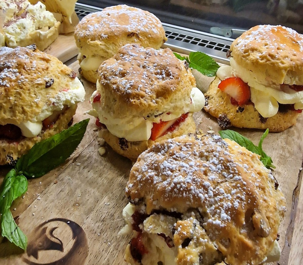 Scones at The Running Fox