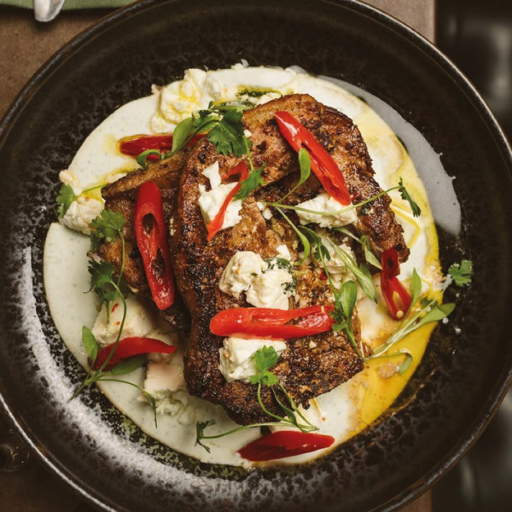 Chicken dish with chillies