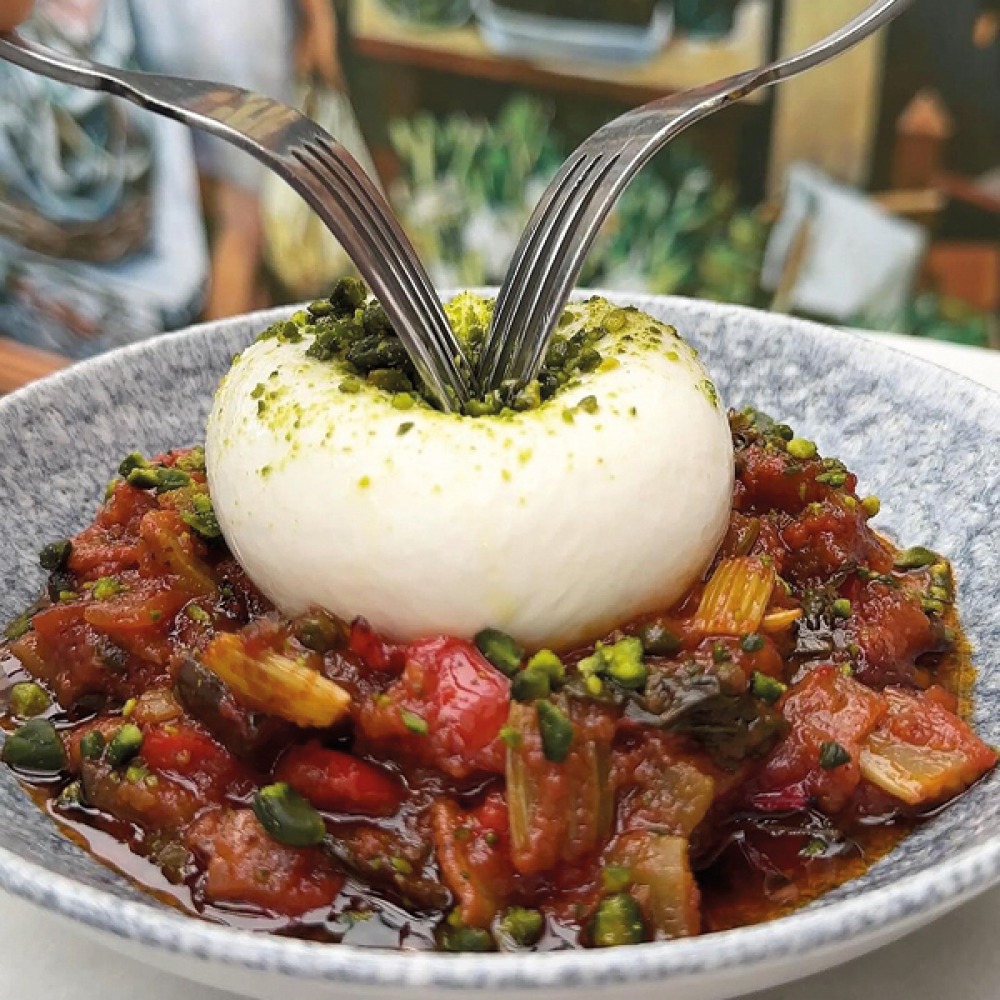 Buratta at Stuzzi
