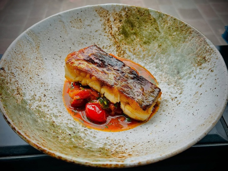 Fish dish at The Hispanist