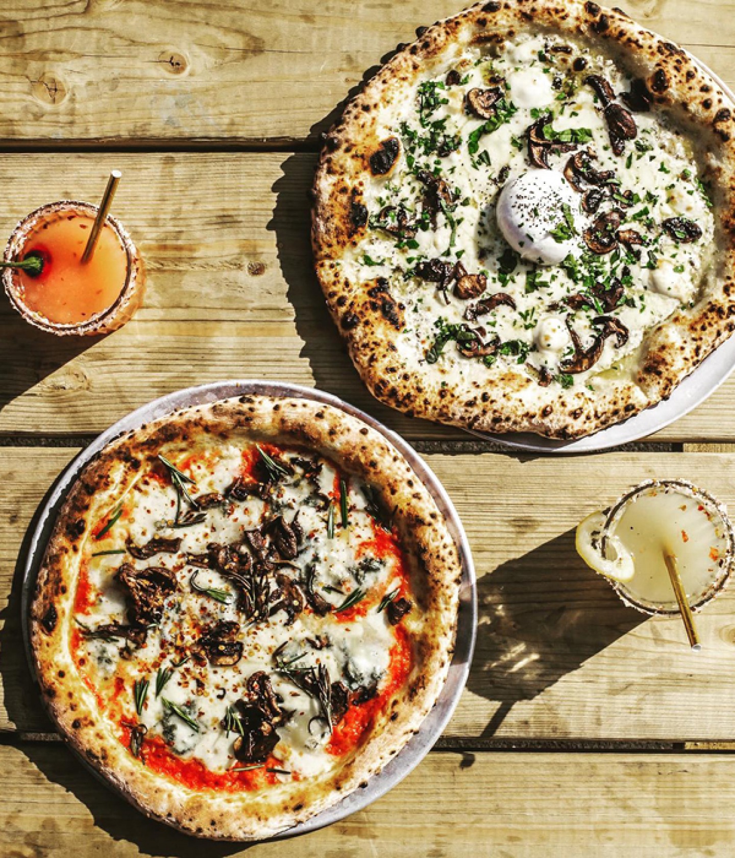 2 pizzas with drinks from Scream For Pizza