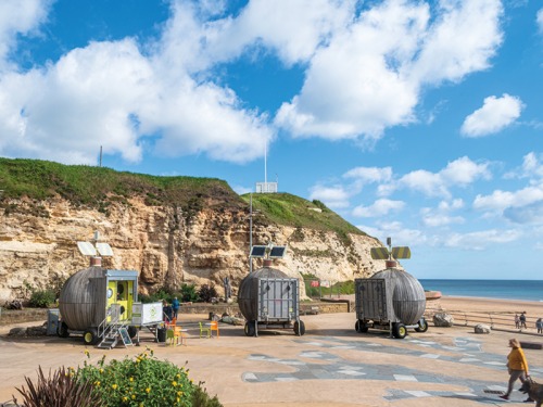 A New Coffee Pod Lands on Roker Seafront (And It Looks Out of This World)