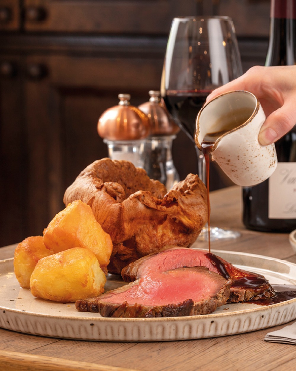 Sunday roast at Beadnell Towers