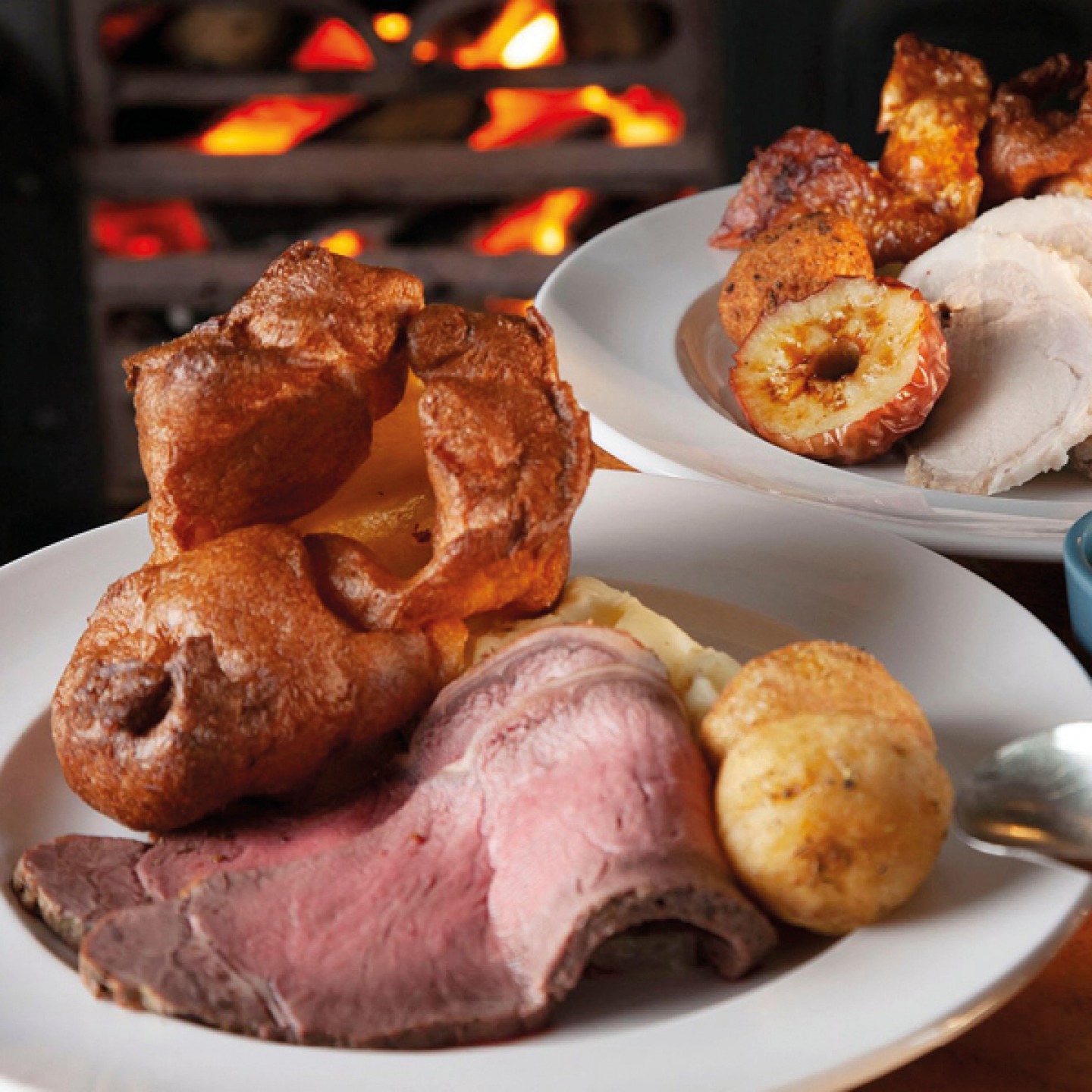 Sunday roast at The Feather Inn