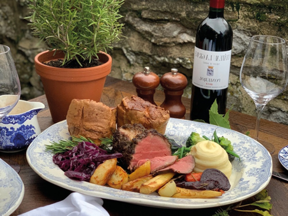 Sunday lunch at Coach House At Middleton Lodge