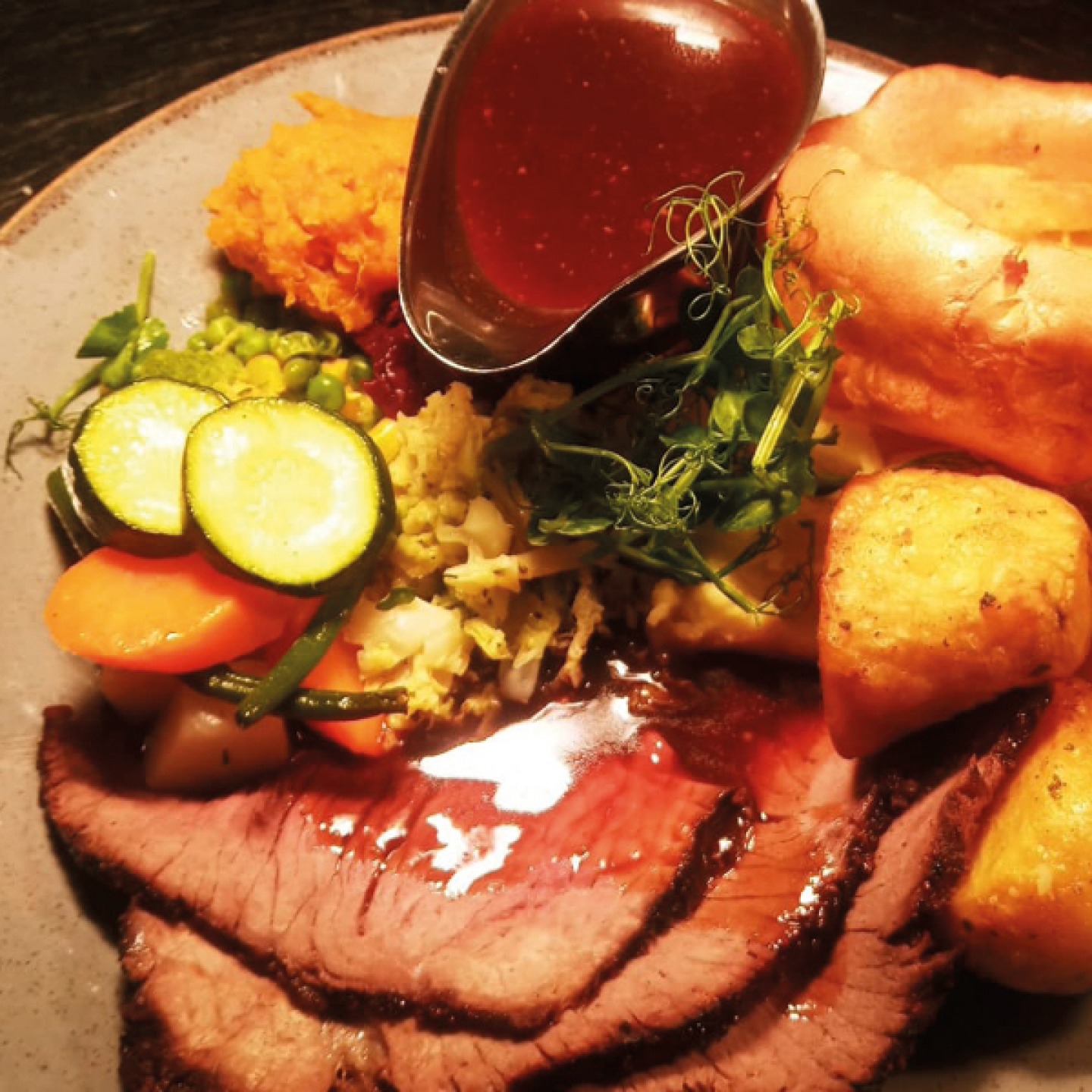 close up of lunch at The Jet Miners Inn
