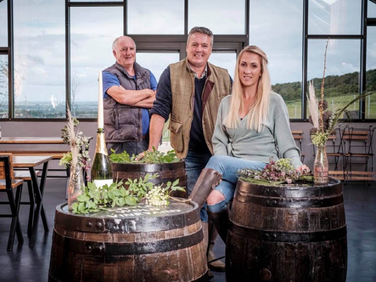 3 generations of Little Wold Vineyard