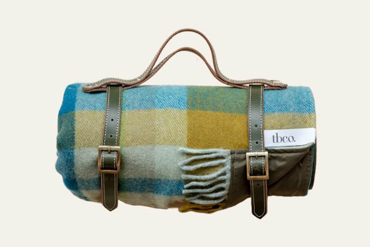 Recycled wool picnic blanket