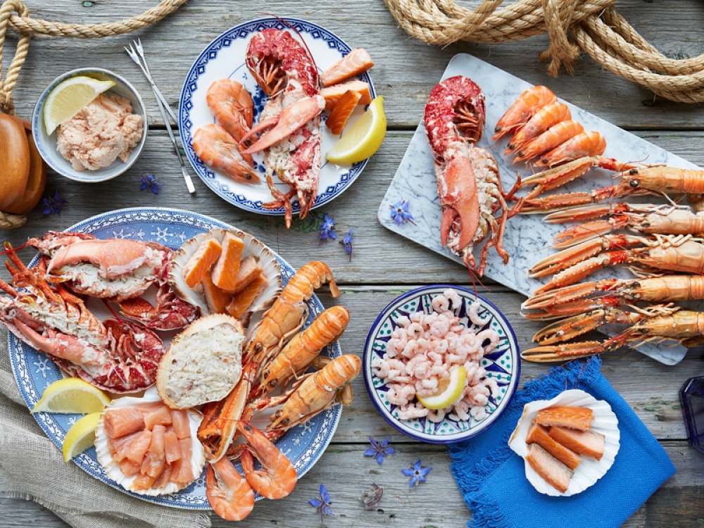 Platters of Shellfish