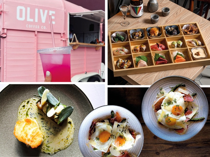 Collage of featured entires