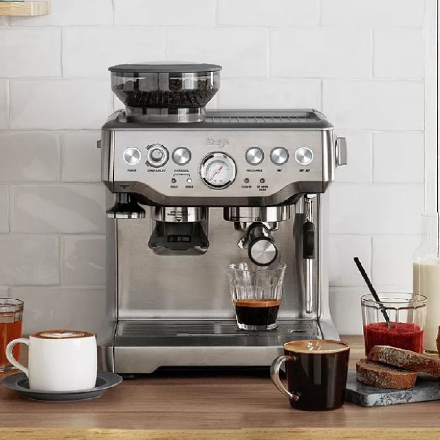 Sage barista home coffee machine
