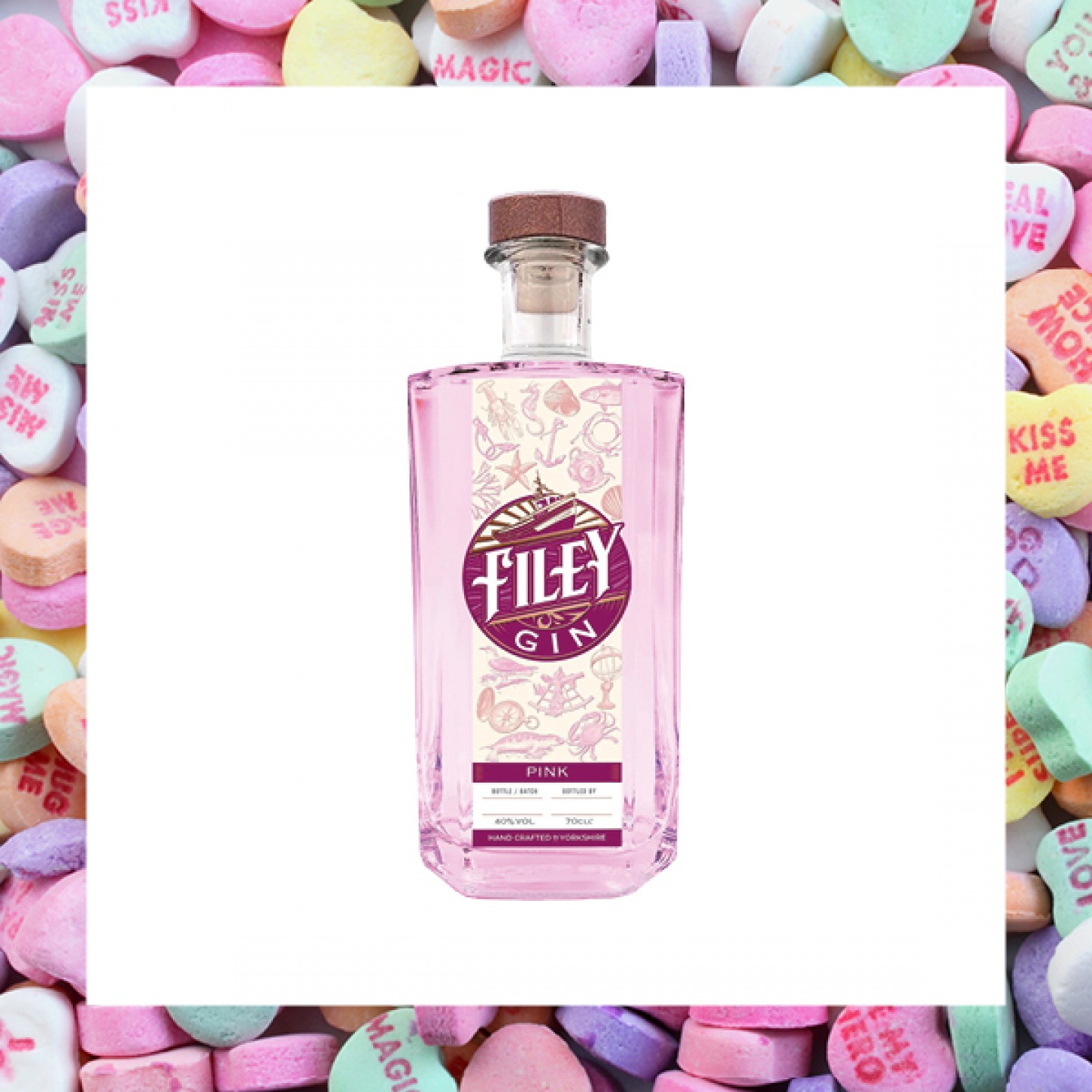 Filey pink gin