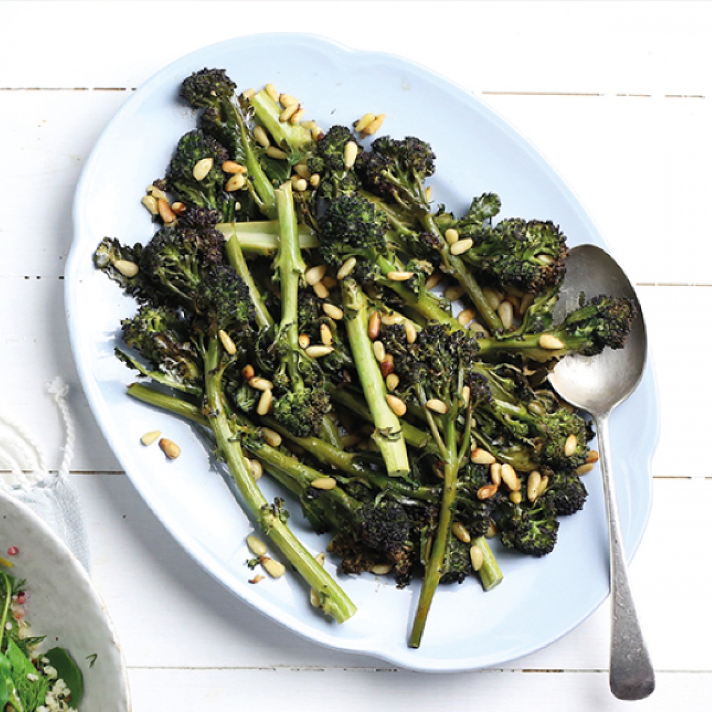 Balsamic Roasted Purple Sprouting Broccoli