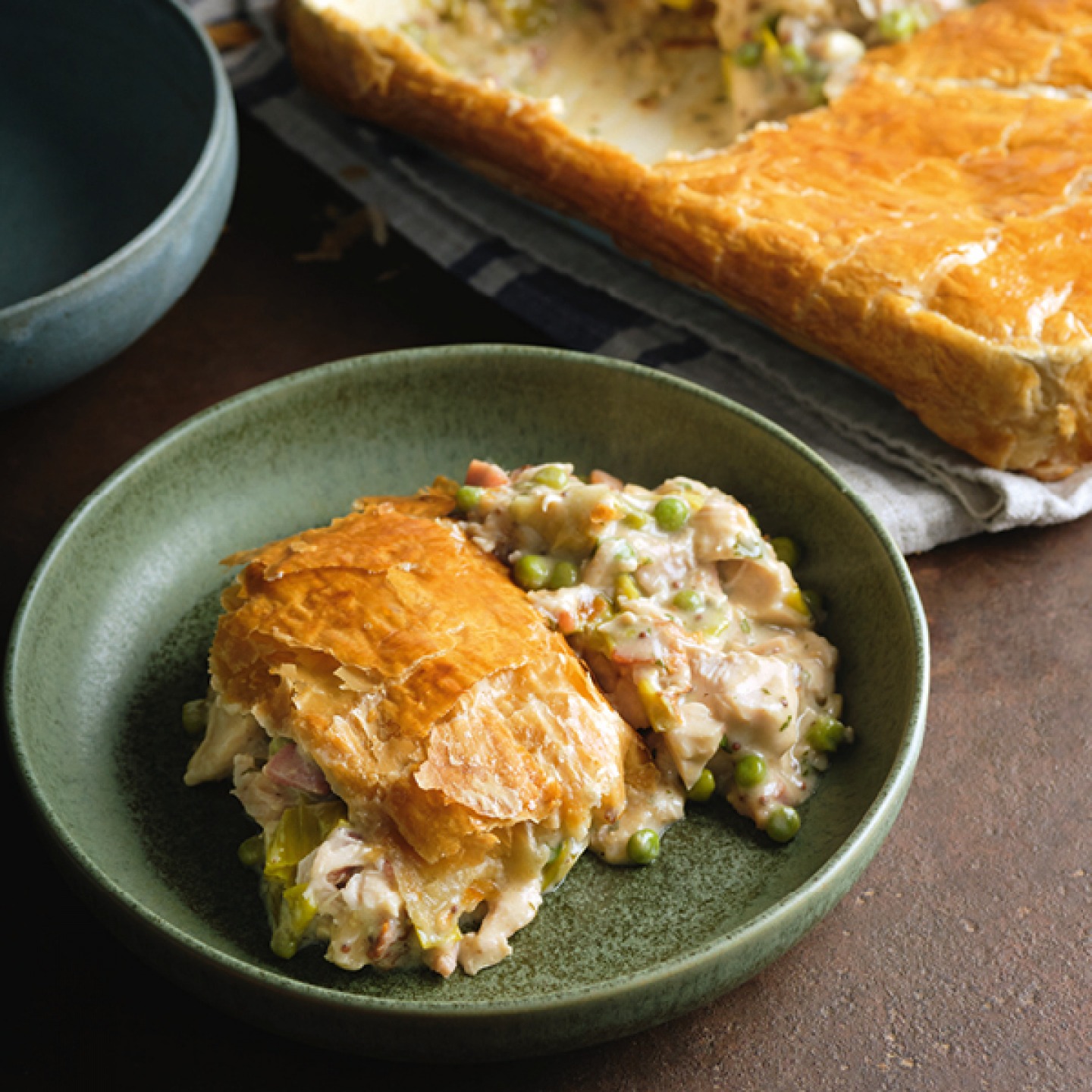 Roast Chicken and Leek Pie