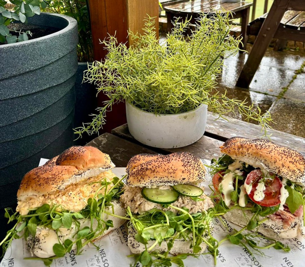 Sandwiches at Nelson's at the Park