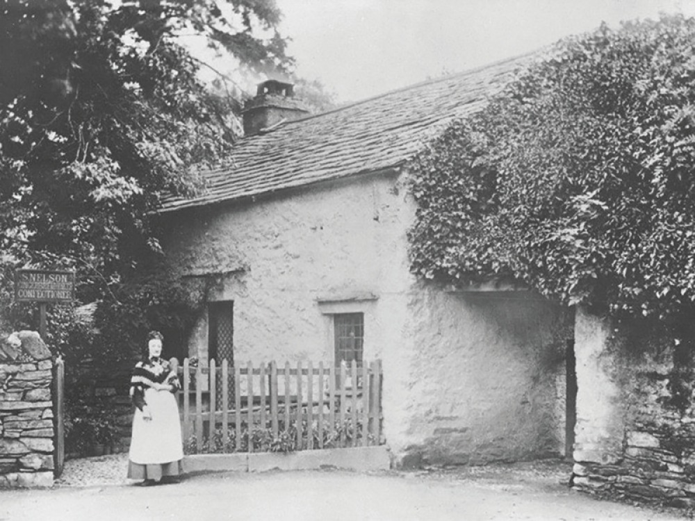 Sarah Nelson outside her shop