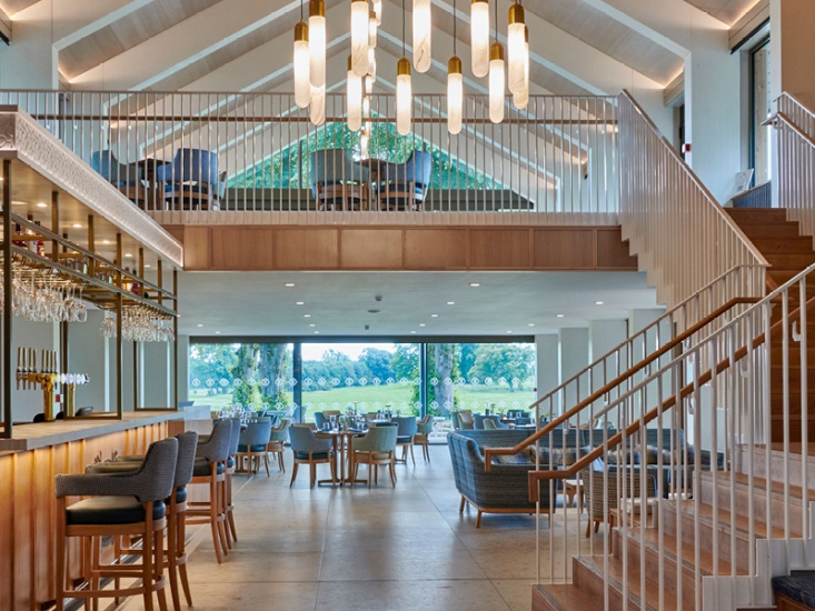 Light and airy restaurant