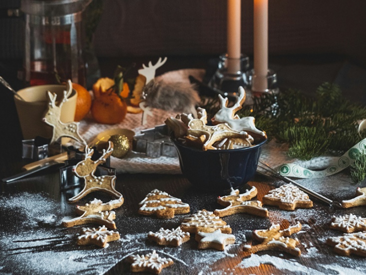 Christmas biscuits