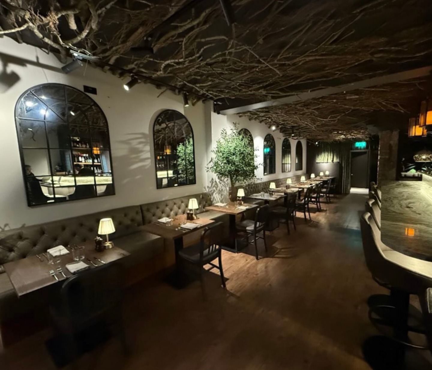 Interior of Hide.