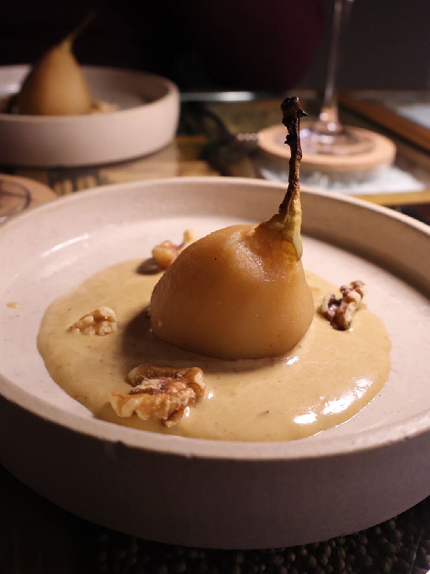 Pear dessert at FIIK