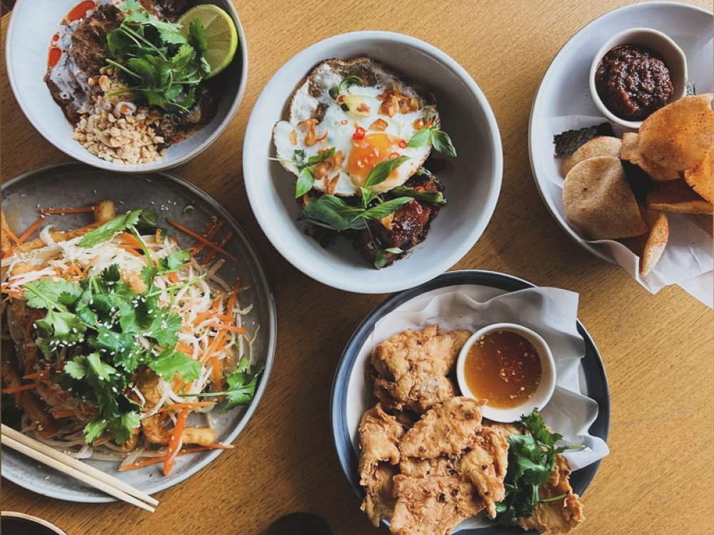 Vietnamese dishes at Omni