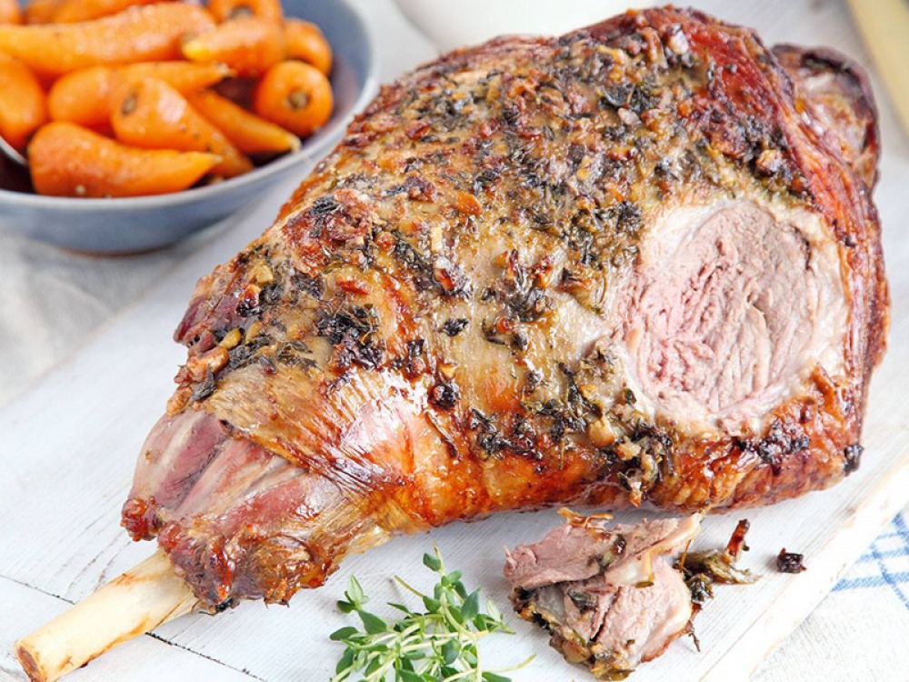 Cooked leg of Lamb