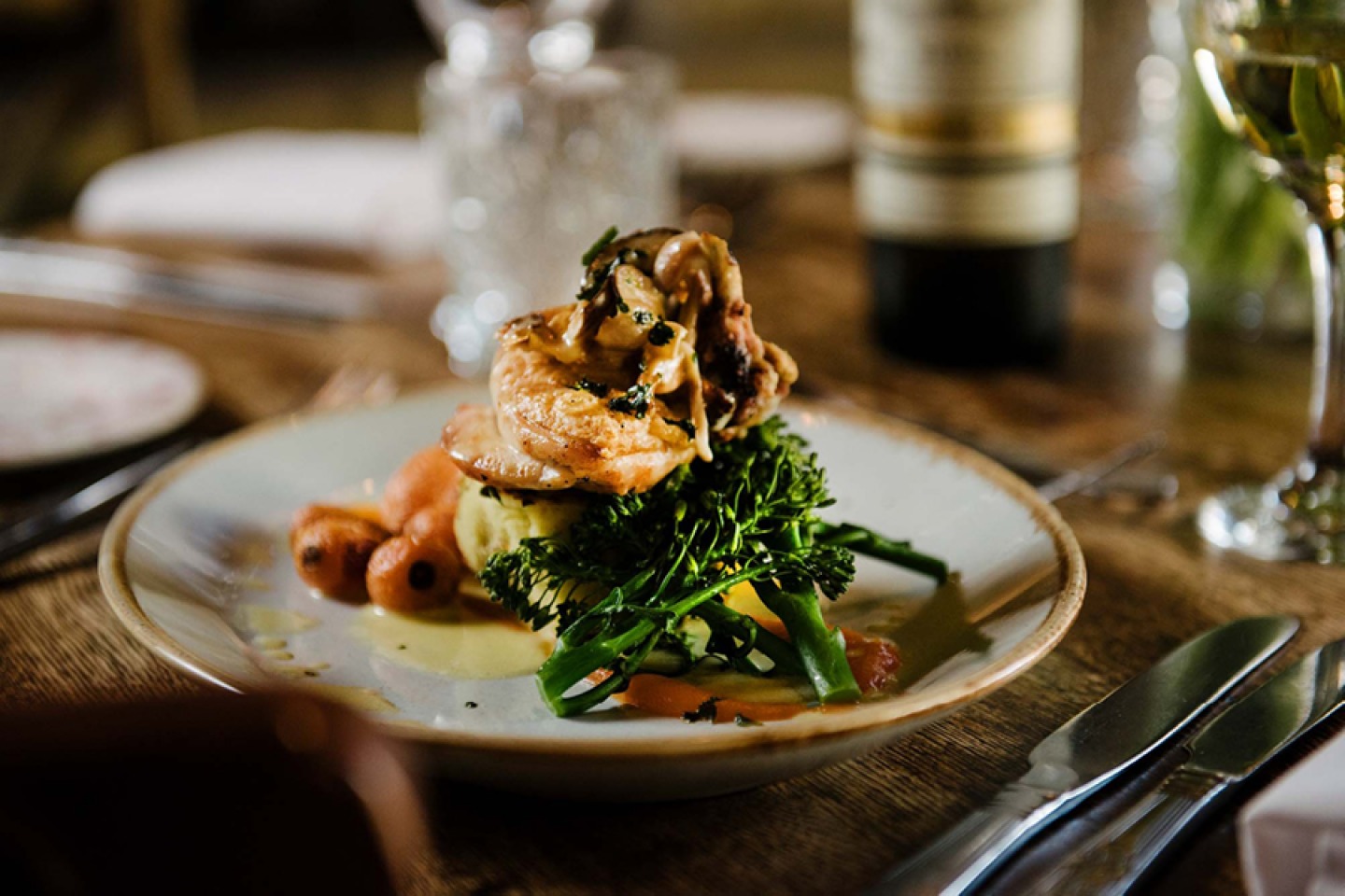 Seafood dish at The Joiners Arms