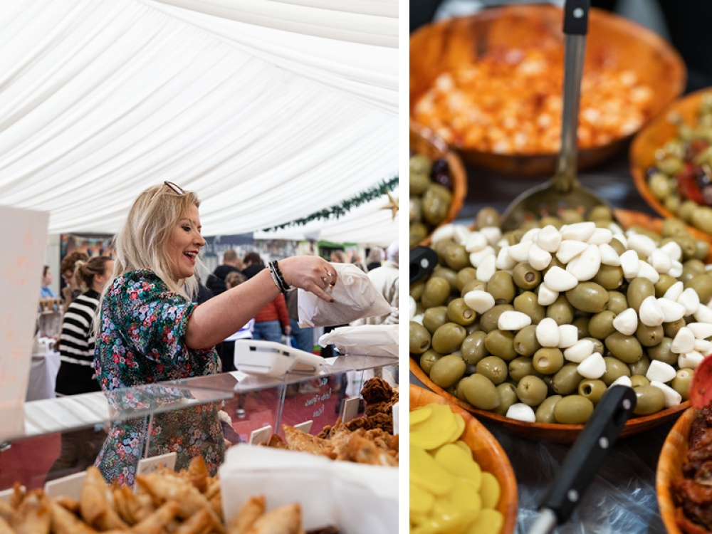 Bakers, Chocolatiers and Food Producers at Living North's Christmas Fair at York Racecourse