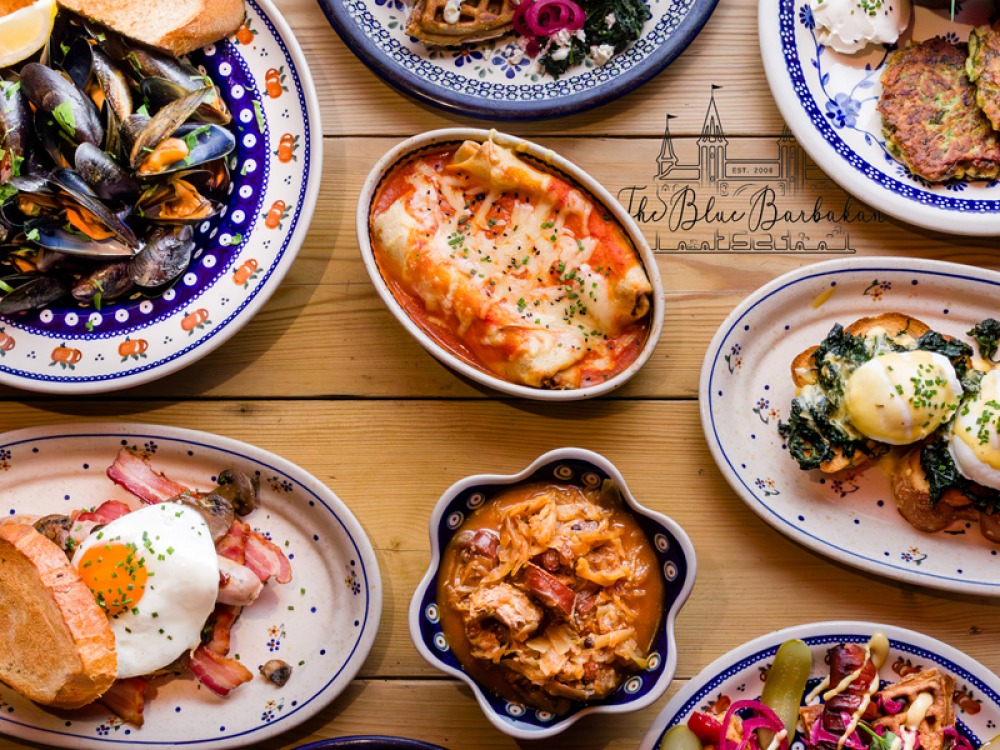 selection of food from Blue Barbakan