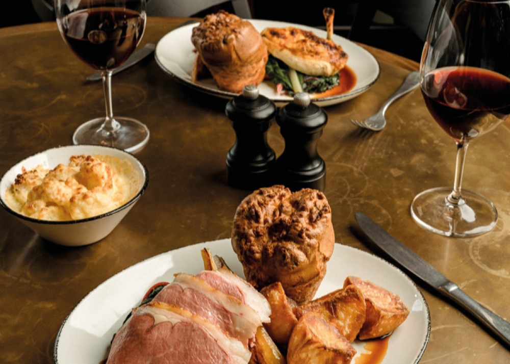 Roast dinner at Pearly Cow