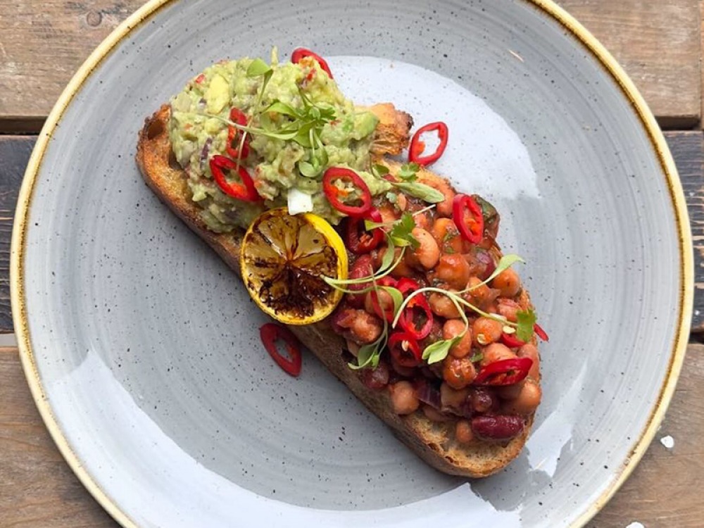 mexican beans on toast