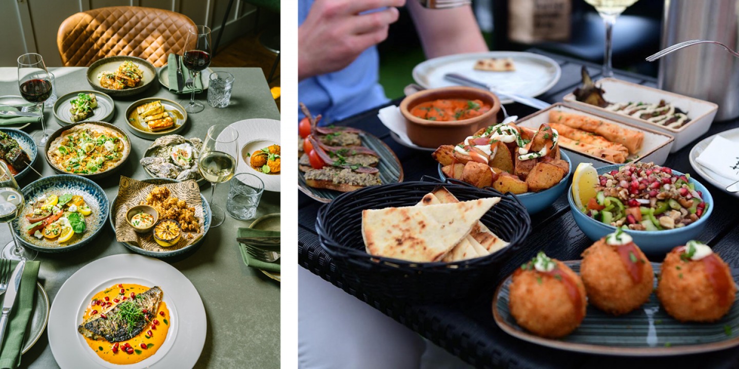 Food at Forge and Trio Mezze Tapas Bar