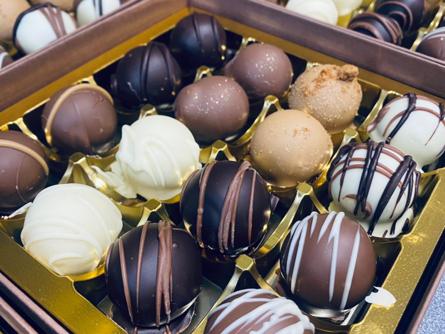 handmade chocolate treats