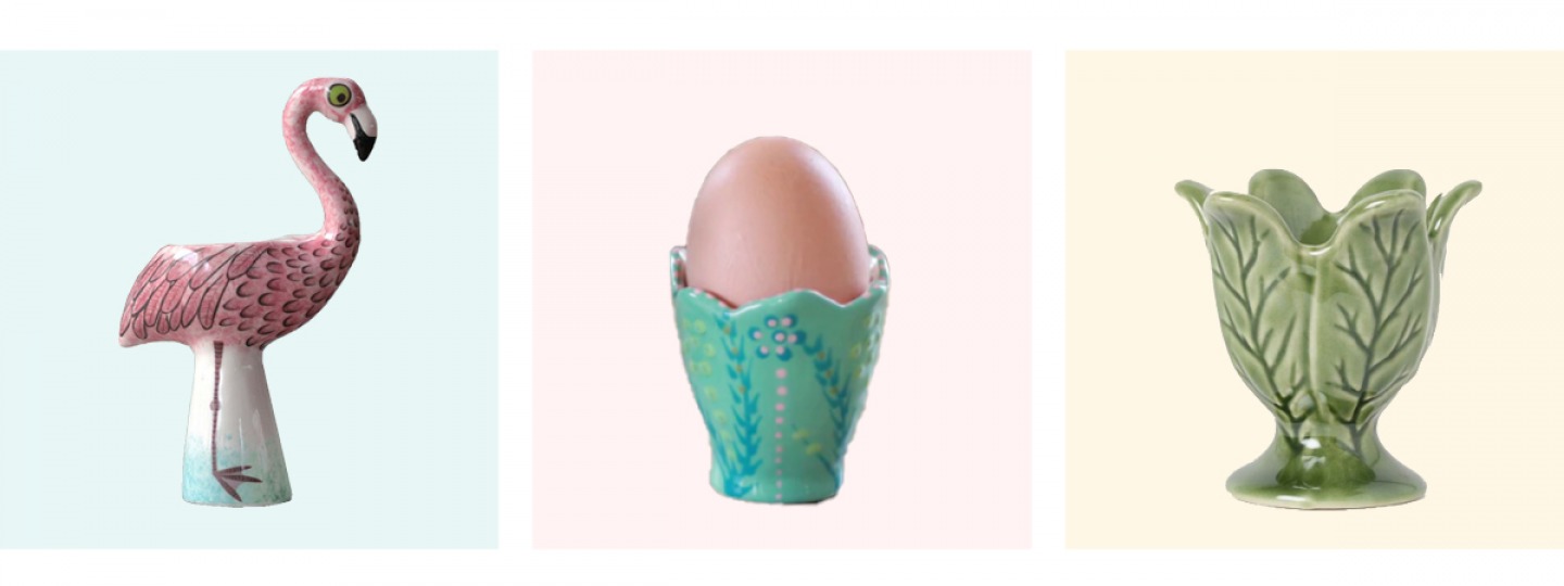 selection of egg cups