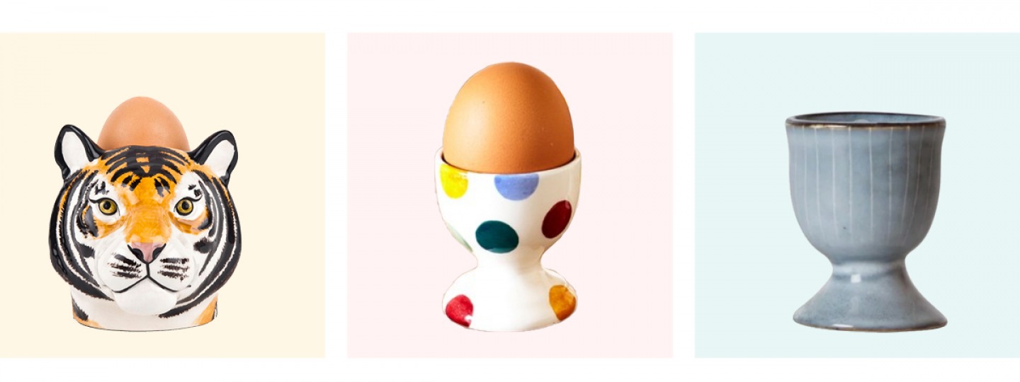 selection of egg cups