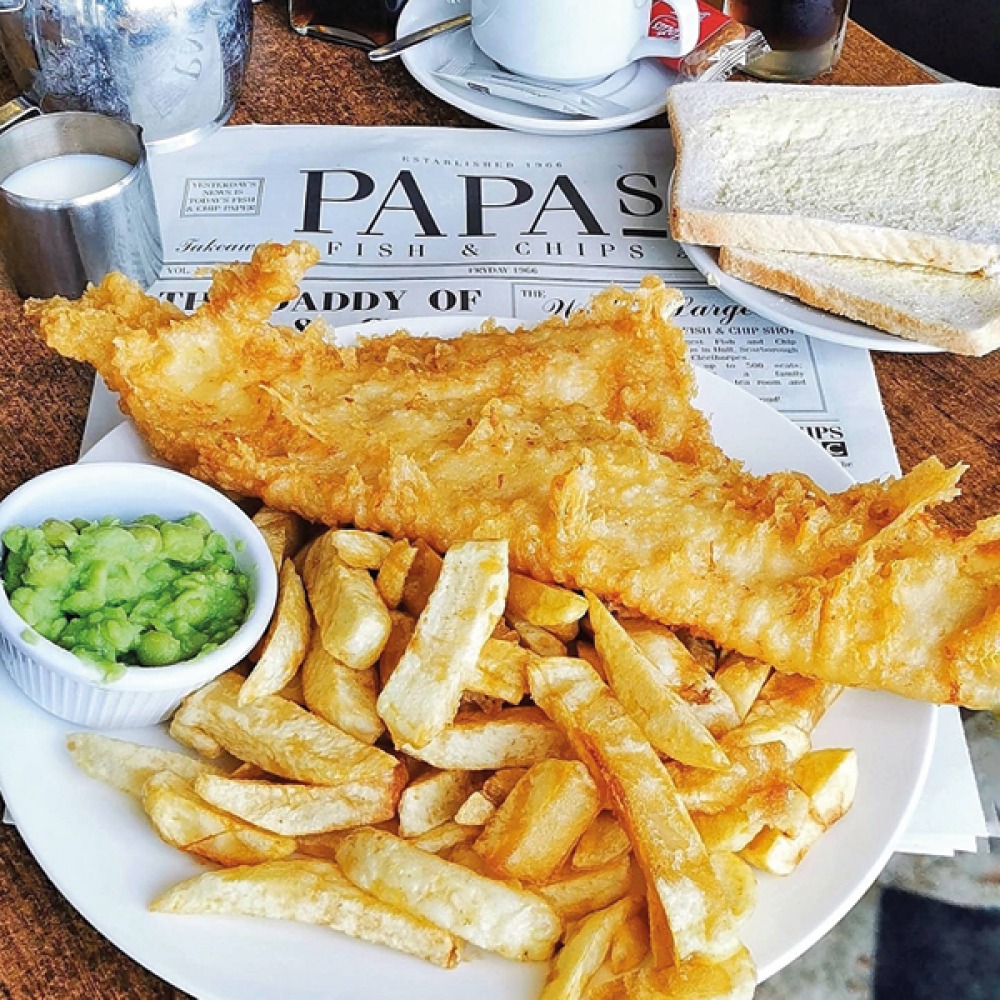 traditional fish and chips