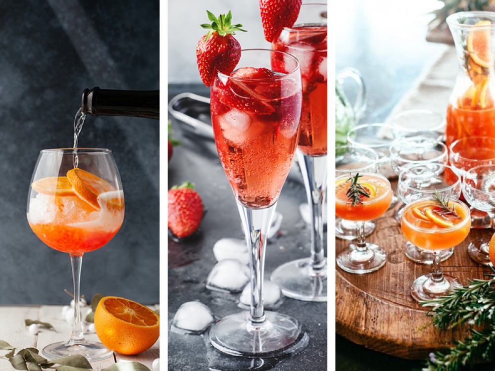 strawberry prosecco