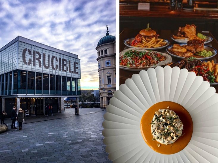 Crucible in Sheffield, plate of food