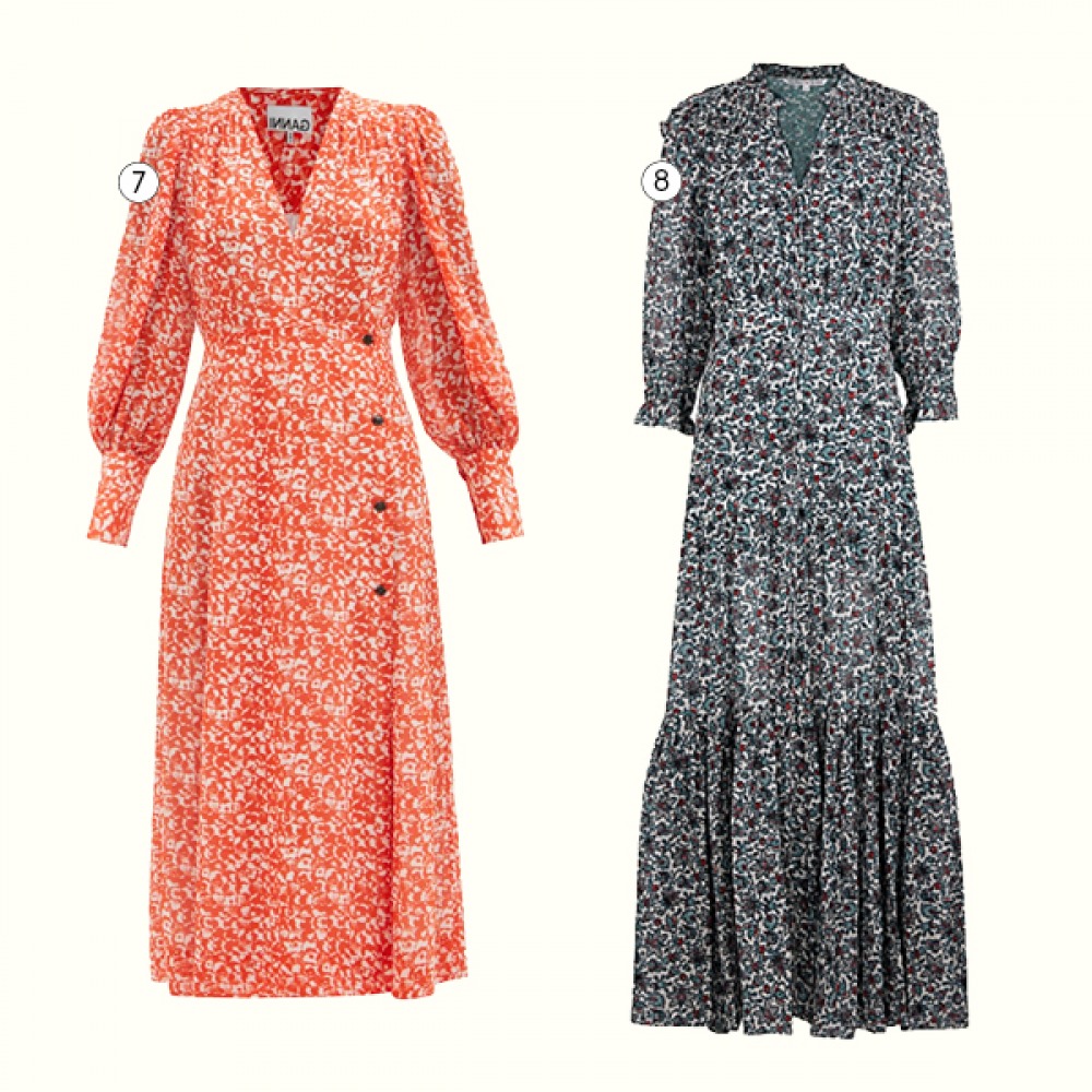 spring dresses, ganni and veronica beard