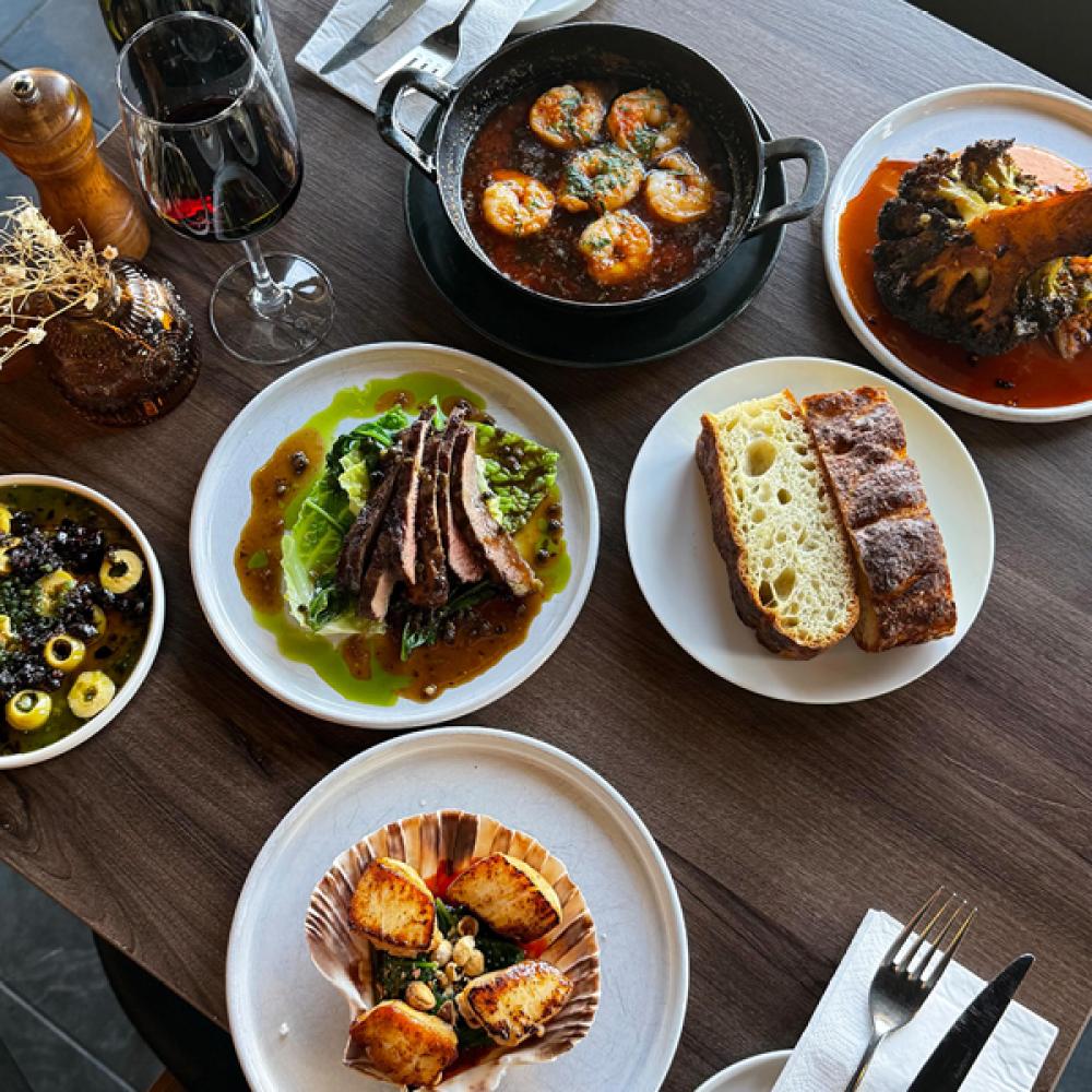 table of food