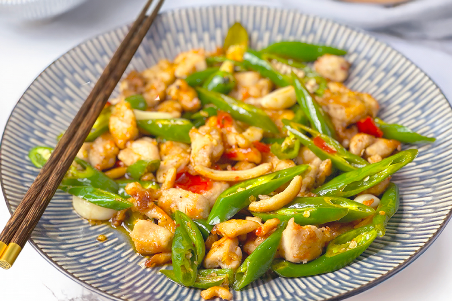 Hainan Chicken and Squid Stir-fr
