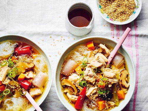 Braised Chicken With Glass Noodles