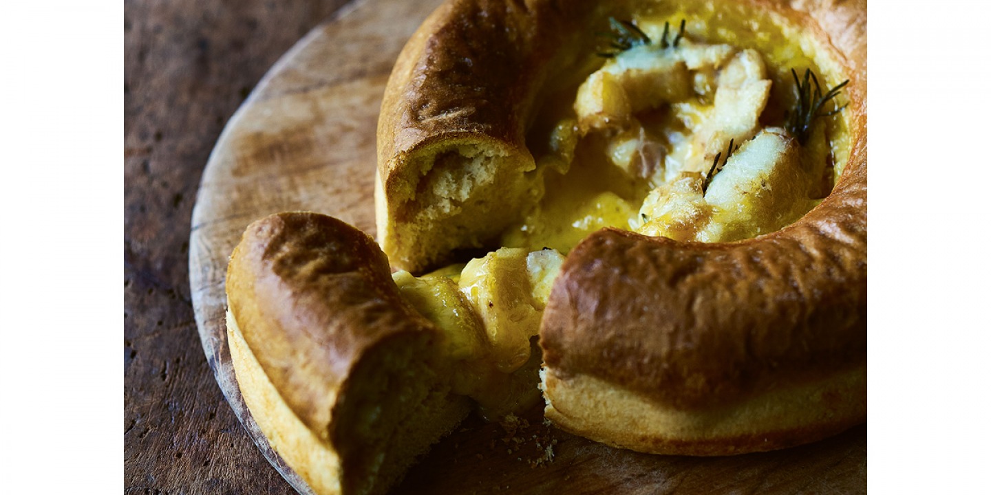 Tart Brioche With Smoked Haddock And Tunworth