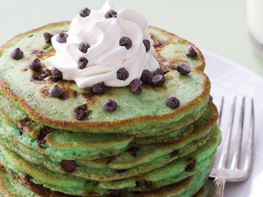 Mint Chocolate Chip Pancake Recipe