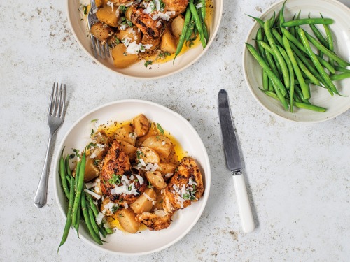 Slow-Cooker Garlic Parmesan Chicken with Potatoes