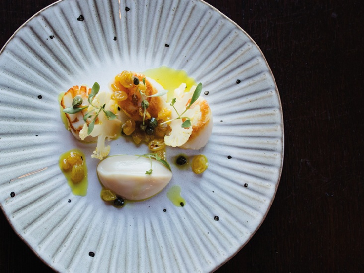 The Lord Crewe Bamburgh's Delicious King Scallops Dish