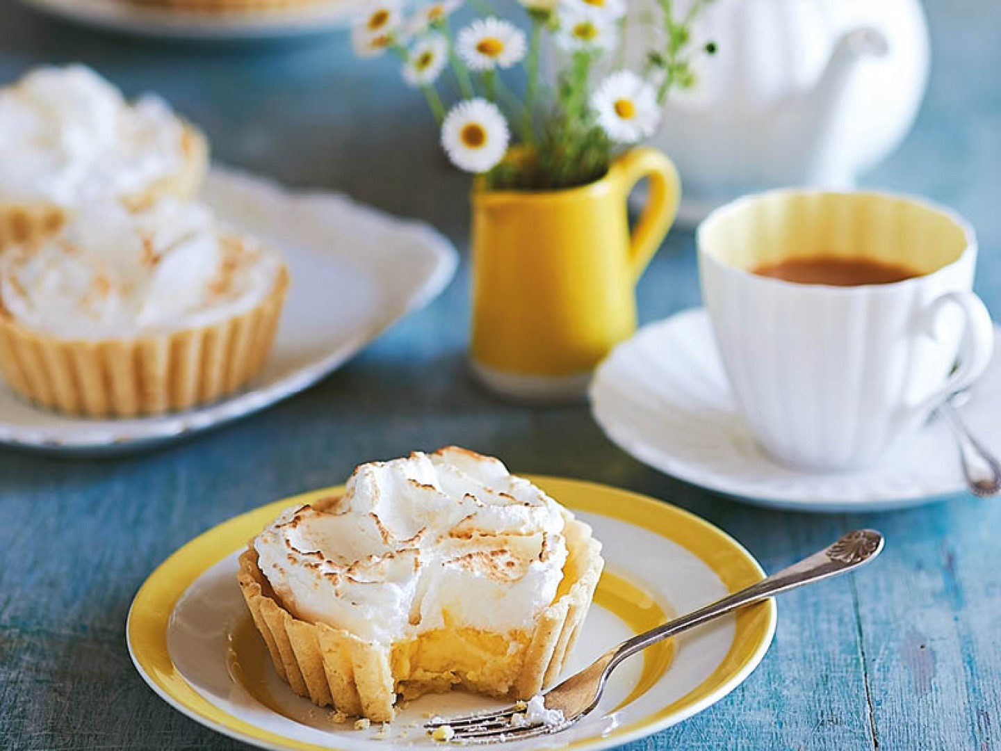Lemon and Lime Meringue Tartlets