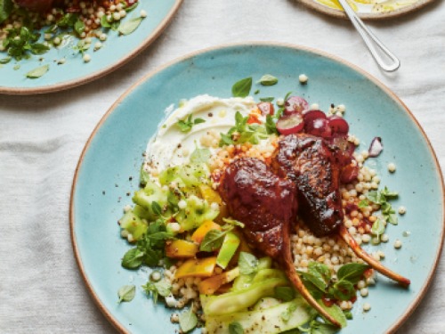 Lamb Cutlets with Harissa and Honey