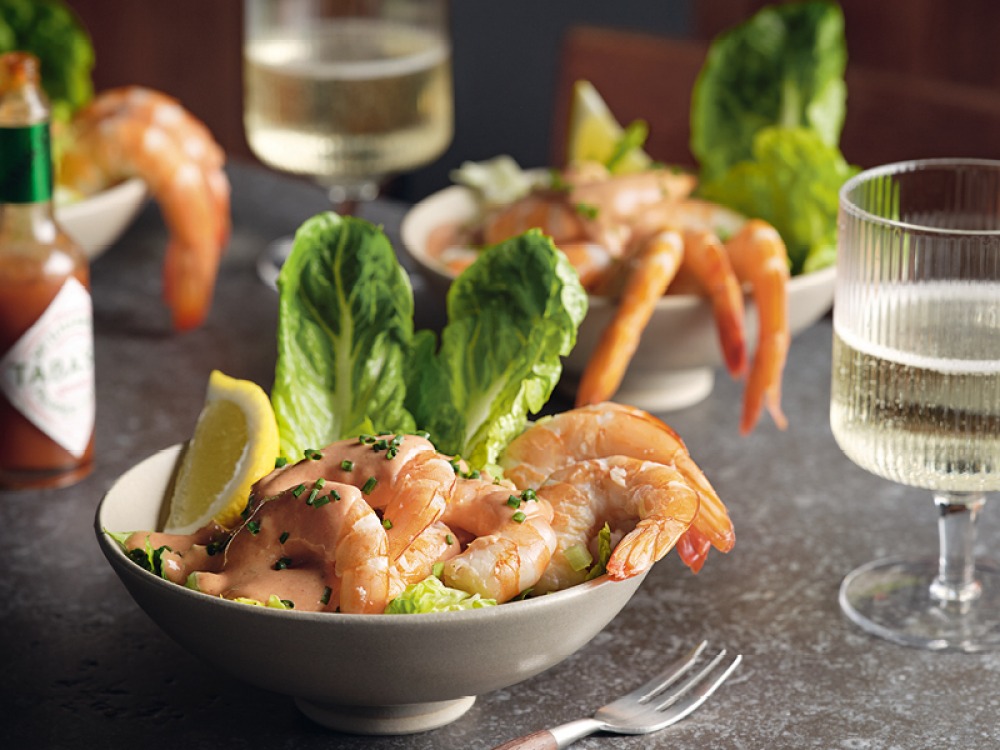 Prawn Cocktail with Bloody Mary Dressing